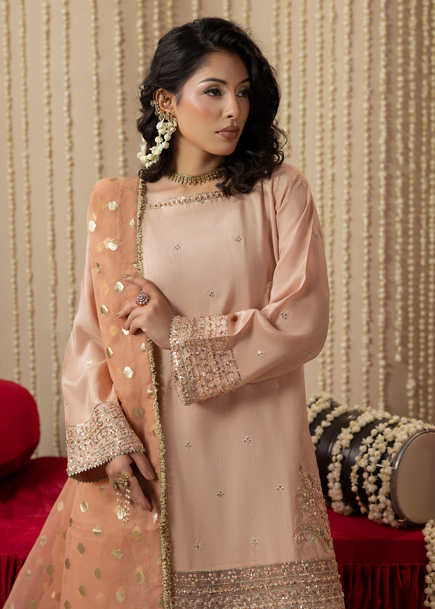 2646B PEACH SHIRT