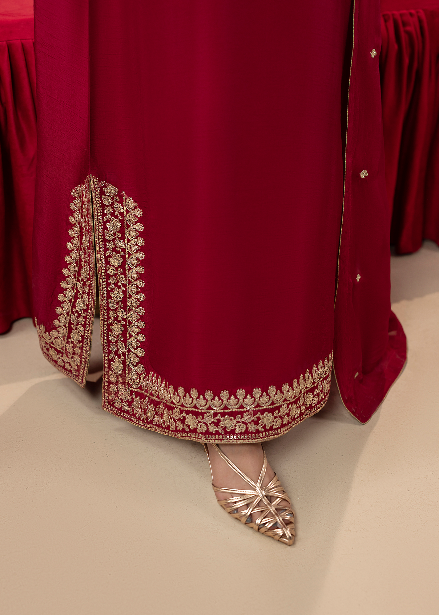 2648B HOT PINK KAFTAN