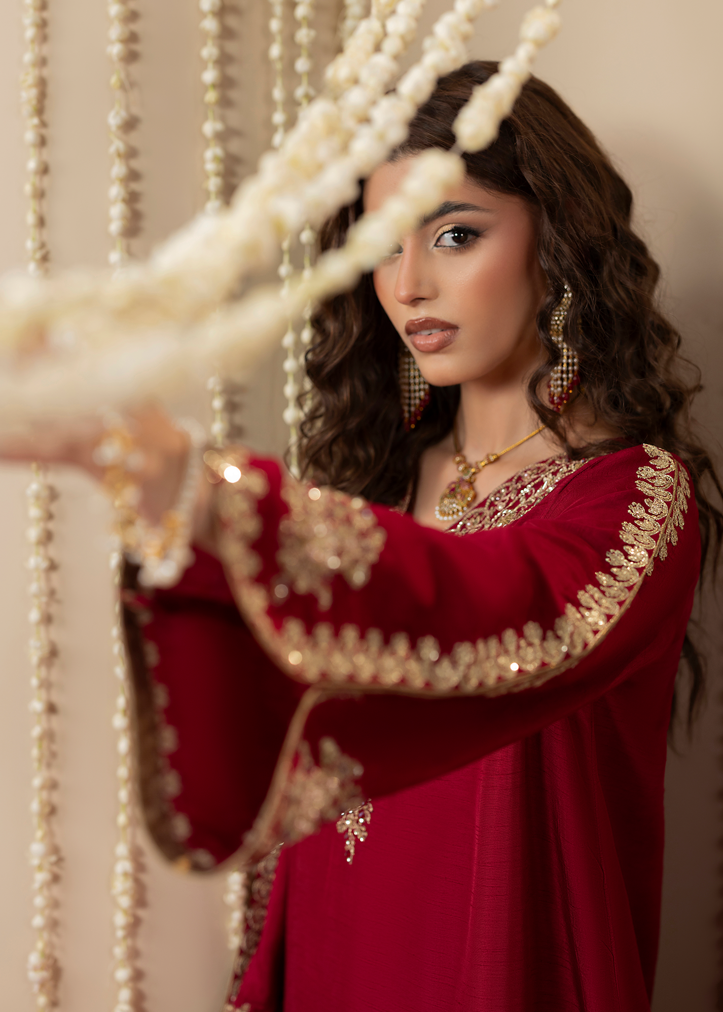 2648B HOT PINK KAFTAN