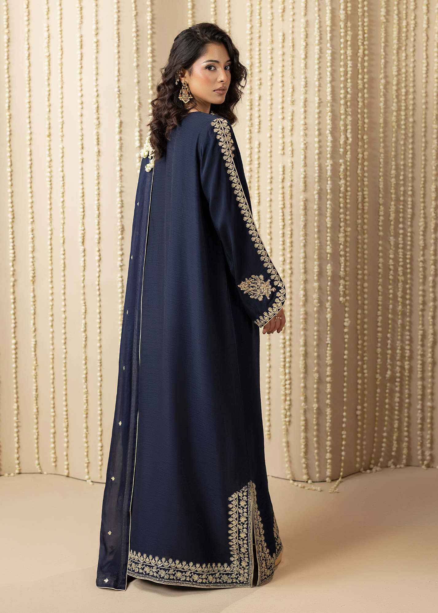 2648A BLUE KAFTAN