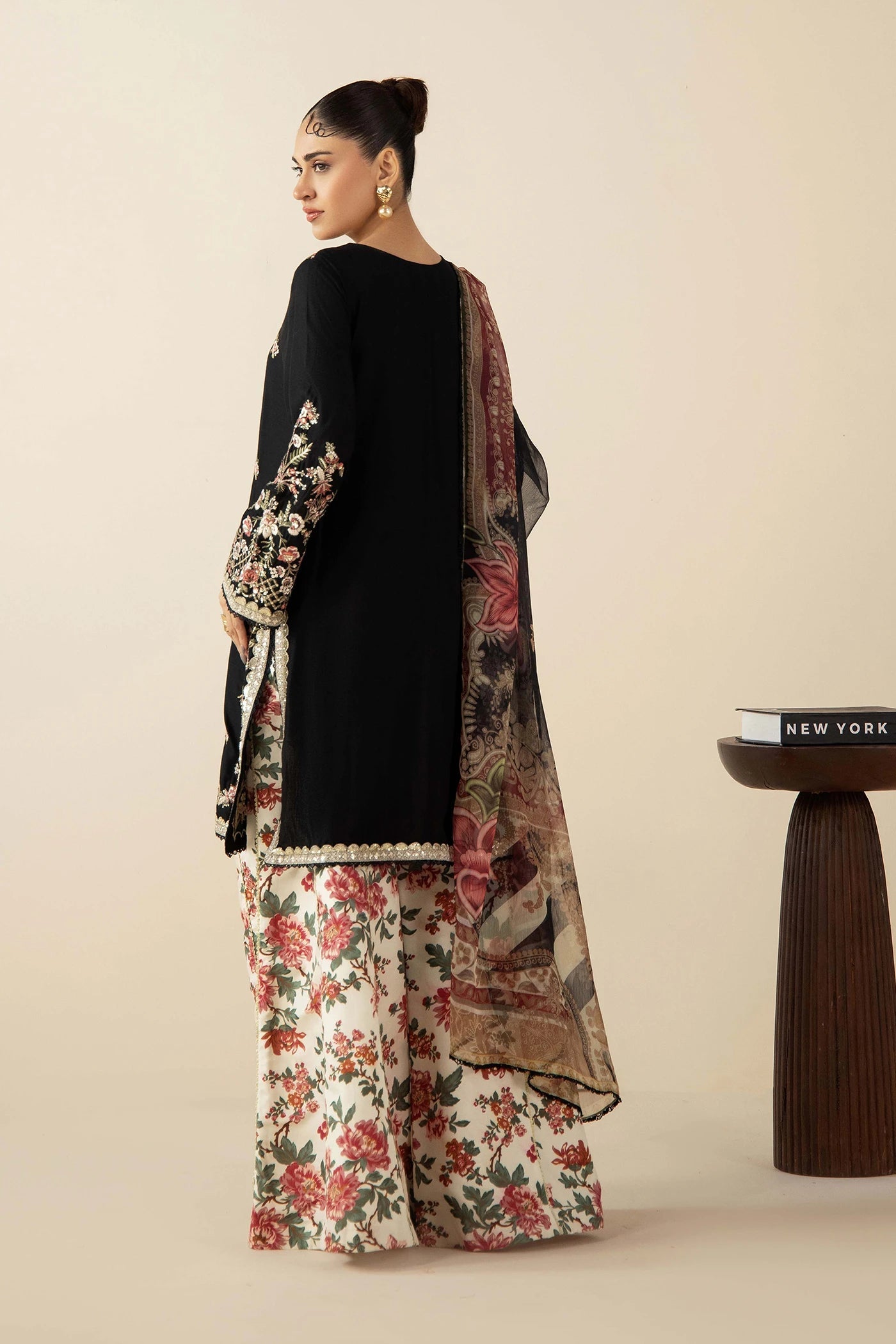 Ethnic Eid Edit Silk Black