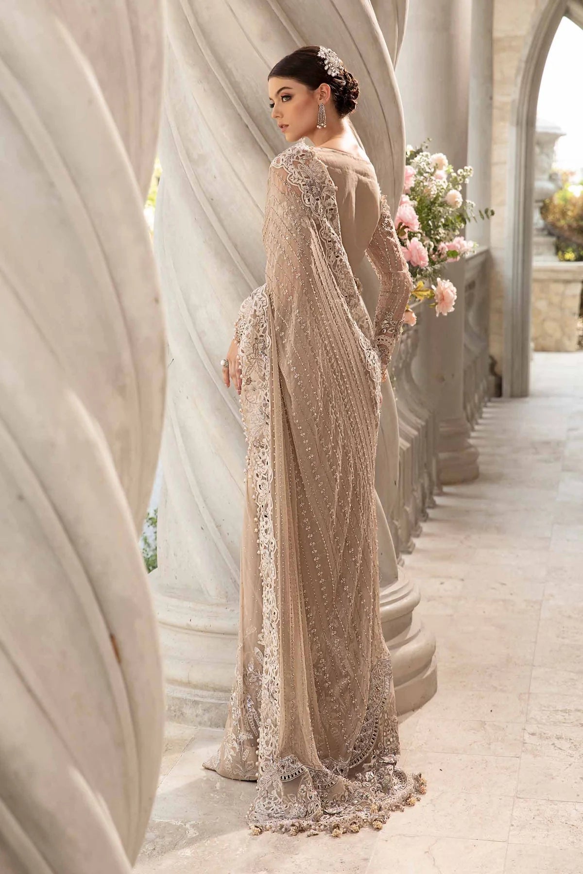 Embroidered Saree | BD-2801