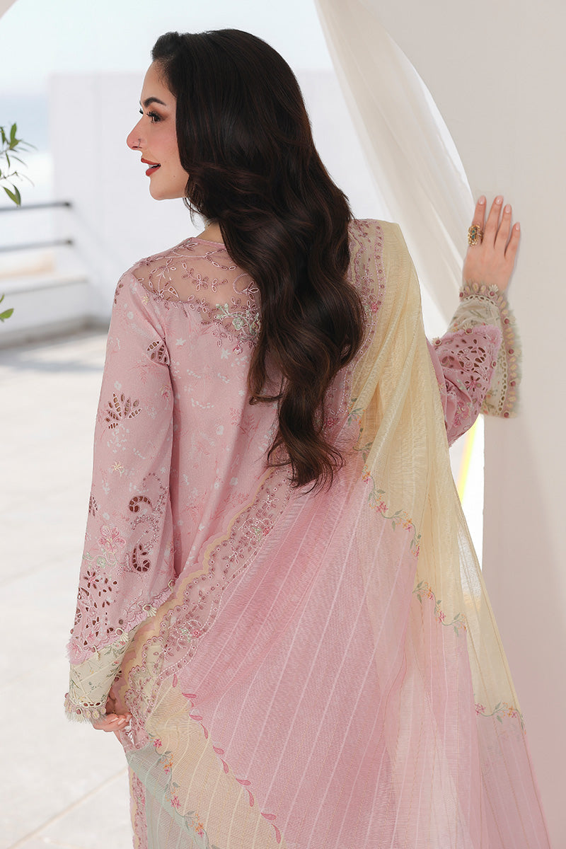 Qalamkar – Tea Pink Chikankari ‘26