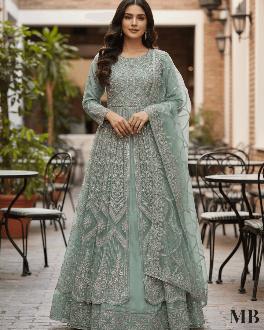 Jahan Ara FG 157 C Green