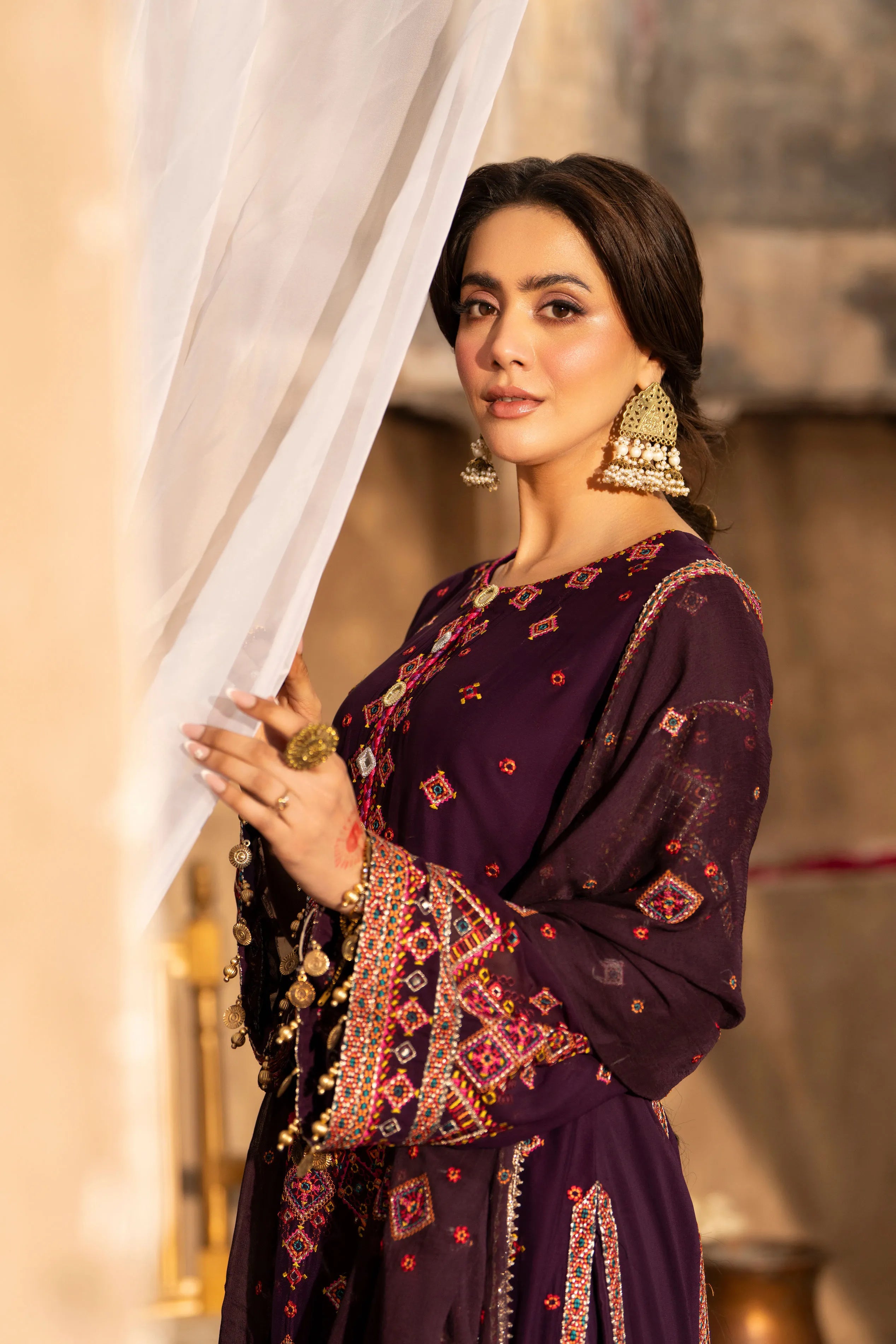 Karma - Saj Dhaj -F-527 Plum