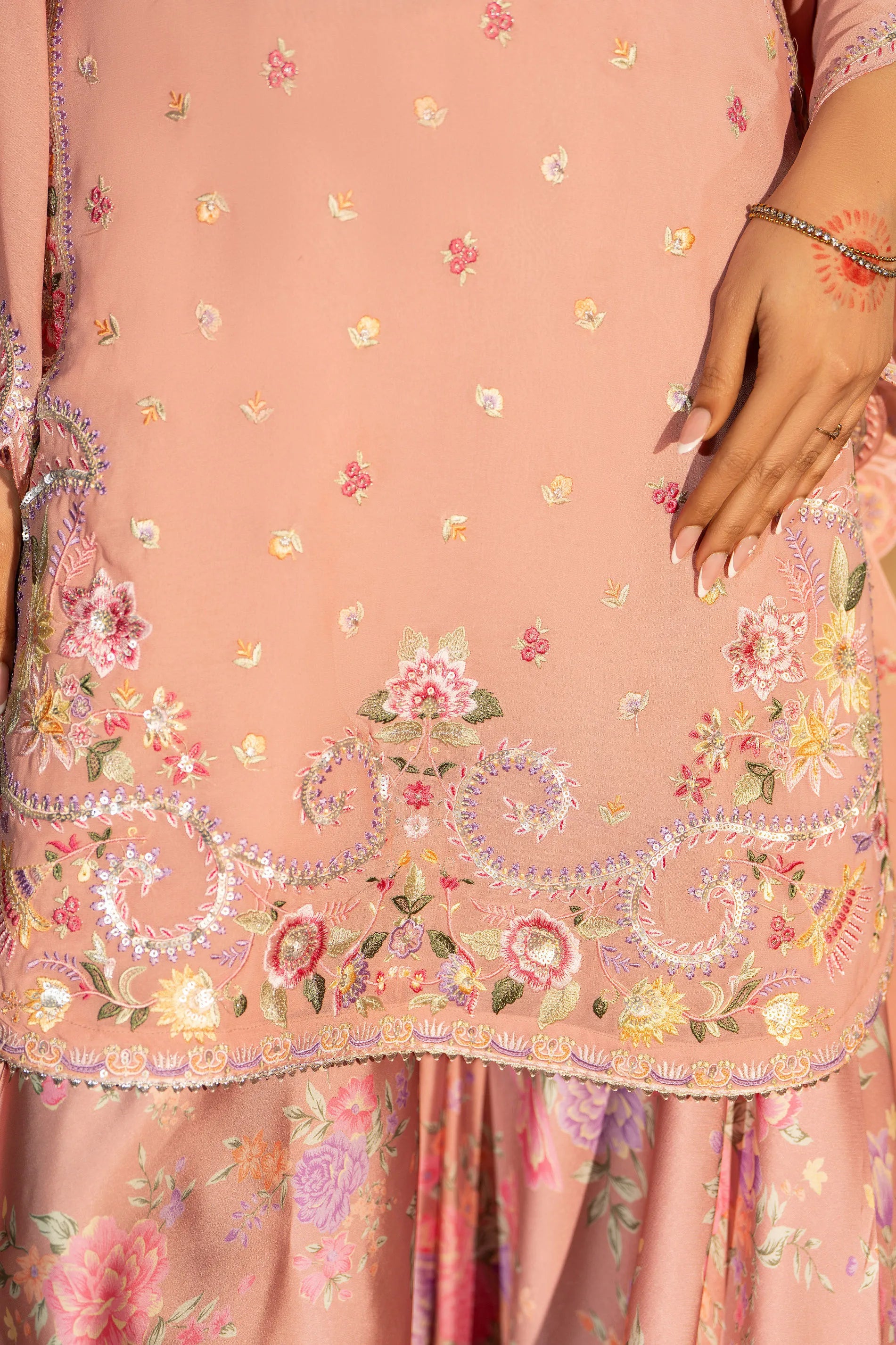 Karma - Saj Dhaj - F-524 Baby Pink