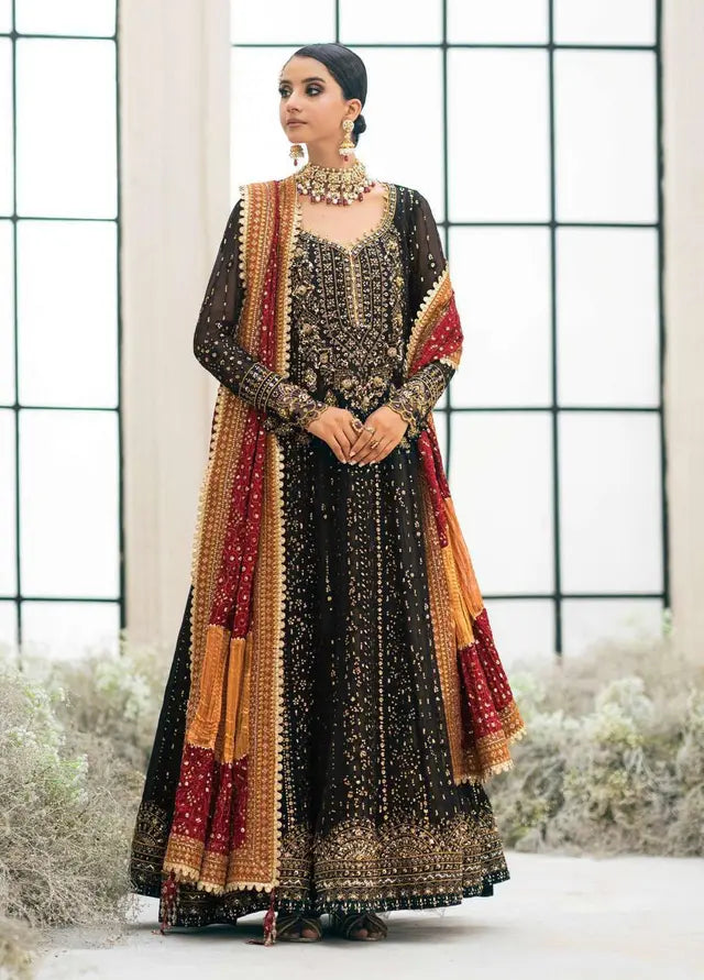 Noor e Jahan Black Maxi