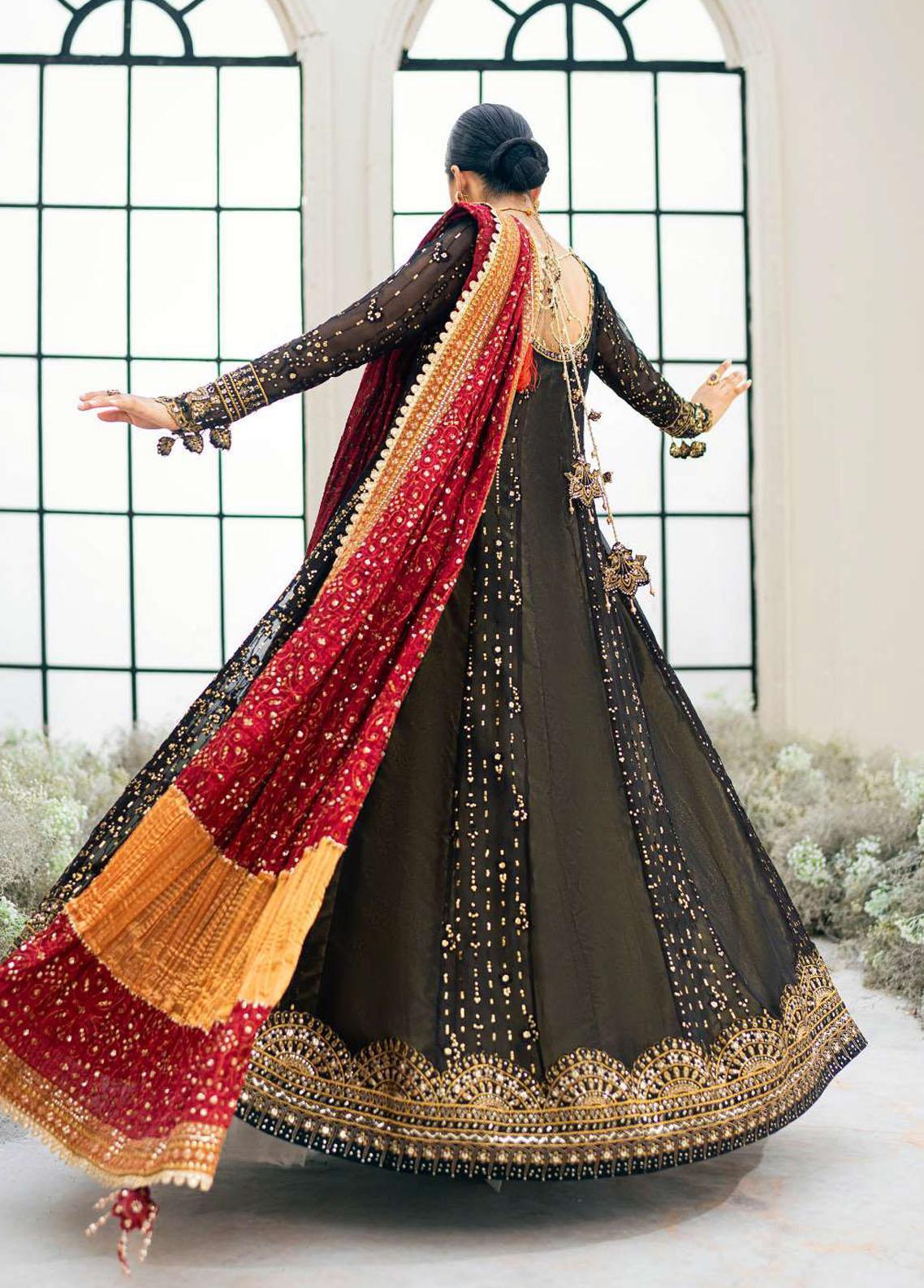 Noor e Jahan Black Maxi